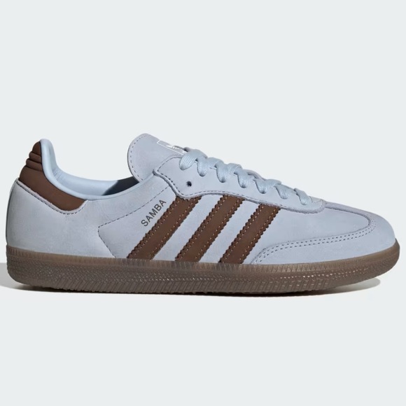 🤎🩵 ADIDAS SAMBA SKY EARTH BROWN 🤎🩵 - Picture 2 of 5